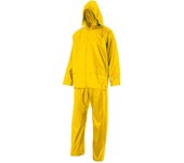 VELILLA Traje de Lluvia Impermeable Dos Piezas con Capucha Oculta Serie 195