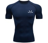 Graphic Compression Shirts for Men Summer Short Sleeve Rash Guard Gym Workout Tshirt Athletic Quick Dry Baselayer Undershirts