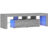 vidaXL Mueble de TV con luces LED 140x36,5x40 cm, Mueble de Salon, Mueble TV, Mueble TV salon, Mesa de TV, Mueble tele