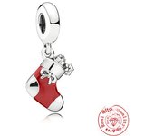 New 925 Silver Santa Claus Elk Deer Snowflake Tree Candy Cane Socks Hat Christmas Beads Fit Pandora Charms Bracelet DIY Jewelry