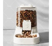 Comedero automático para gatos y perros, comedero integrado para gatos y arroz.