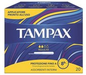 TAMPAX AZUL CAJA REGULAR 20PZ