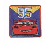 Parches Ropa Disney – Pixar – Vehículos – Transportes – Racers – Carreras – Parche Bordado Ropa – (licencia oficial) – Cars – Coches – Rayo McQueen – 6,0 x 6,0 cm. - Moda The Happy Patch