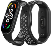 Sport watchband For Xiaomi Mi Band 7 6 NFC smartwatch miband7 Air-Hole Silicone Replacement bracelet on Mi band 6 5 4 3 8 strap