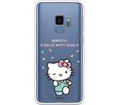 Funda original compatible con Samsung Galaxy S9 - Hello Kitty Club estrellitas