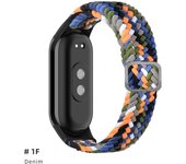 Braided Strap for Xiaomi Mi Band 8 Elastic Nylon Solo Loop Adjustable Watchbands Replacement correa bracelet for Miband 8 NFC