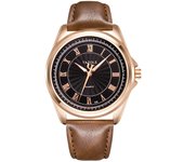 YAZOLE Men's Fashion Sport Stainless Steel Case Leather Band Quartz Analog Wrist Watch mens watches top brand luxury Wristwatch