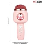 Wireless Microphone Audio Integrated Machine Cartoon With Small Night Light Children's Microphone Bluetooth Wireless Dedicated