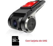 Develuck USB ADAS Full HD Car DVR Dash Cam For DVD Android Player Navigation Head Unit/Auto Audio Voice Alarm Video Recording