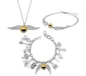 Conjunto de joyas con tirantes con colgantes Espaciales Elegantes, pulsera ajustable con temática de Hechicería, Gift de cumpleaños para niños y Mujeres