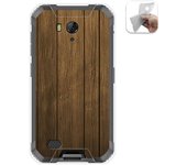 Tumundosmartphone Funda Gel Tpu para Ulefone Armor X6 diseño Madera Dibujos