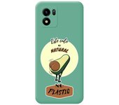 Funda Silicona Líquida Verde para Vivo Y01 diseño Culo Natural Dibujos
