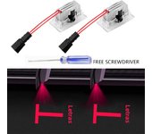 For Tesla Model Y 2025 Juniper Door Lights HD Projector Puddle Lights Model 3 Highland LED Laser Ghost Shadow Welcome Lights