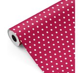 Papel de regalo, large Rollo 62cm x 100m • LUNARES PINK • Ideal para: Tienda de Negocios