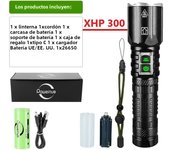 Most Powerful Led Flashlight XHP300 USB Rechargeable Torch Light XHP199 High Power Tactical Flashlight Camping Work Hand Lantern