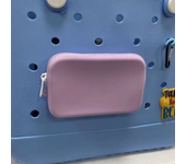 Creative Beach Insert Phone Bag Hole Hole Bag Summer Beach Cave Handbag Diy Plug-In Dressing Silicone Drain Storage Bag