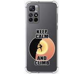 Funda Silicona Antigolpes para Xiaomi Redmi Note 11s 5G diseño Hombre Escalada Dibujos