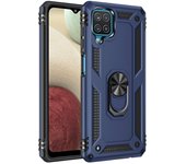 Funda Magnética con Anilla para Samsung Galaxy A12/M12 - Carcasa de Grado Militar