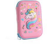 3D EVA Kawaii Unicorn Pencil Box Girl Cute Cartoon Stationery Box Dinosaur Pencil Box Student Pencil Box School Supplies