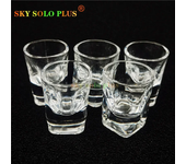 Authentic SKY SOLO PLUS 5PCS SHOT GLASS CUP High Borosilicate Bulb