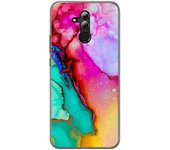 Tumundosmartphone Funda Gel Tpu para Huawei Mate 20 Lite diseño Mármol 15 Dibujos