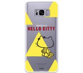 Funda original compatible con Samsung Galaxy S8 - Hello Kitty triangulos amarillos