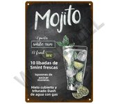 Metal Sign Vintage Tin Signs Retro Decorations Gin & Tonic Cocktail Plate Decorative Poster Plaque Bar Kitchen Home Wall Decor