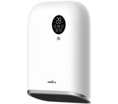 Termoventilador de baño ANDORRA Blanco y Negro de 2000 W (32,5x25x11,3) | ABRILA 230712026