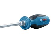 Bosch Professional - Destornillador plano (SL5.5, longitud 100 mm, cromo vanadio, mango softgrip con cabezal de acero)
