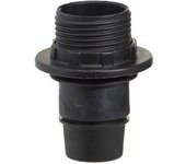 SANCO STORE - MAURER Portalamparas 4 A. E-14 Con Rosca + Arandela Negro