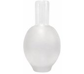 Genérico NO MARCA Tulipa de Cristal Quinqué BOTERO Mate 21x11cm con Apertura de 5.5cm - Pantallas para Lámparas