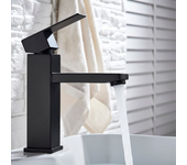 MAGIC SELECT Grifo Lavabo Acero Inoxidable 304 Mate Cuadrado Monomando