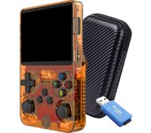 R36S Consola Retro Portátil con 25000 Juegos 26 Emuladores preinstalados 128GB - Mini Consola Portátil Retro con ArkOS 2.0 y Emulationstation - Consolas: PS1, PSP, N64, NDS... HD IPS de 3.5" 640 * 480 1 GB de RAM DDR3L - RetroNG