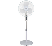 Ventilador de Pie FABRILAMP Etesio Blanco 3 Velocidades 40W Oscilante 3 Aspas Regulable en Altura