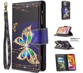 Cartera Funda para iPhone 12 11 Pro Max Mini XR XS 6 7 8 Plus Magnética De Piel Con Cremallera