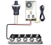 Humidificador industrial DC48V ultrasónico Niebla fabricante Máquina con Niebla ajustable Regulador de Volumen 110V 220V Fuente de Alimentación