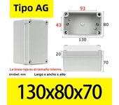 AG Type Waterproof DIY Housing Instrument Case ABS Plastic Project Box Storage Case Enclosure Boxes Electronic Supplies