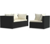 Conjunto de muebles de Jardín 3 pzas y zapatos