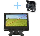 Kit de visión trasera Yatek Pantalla AHD de 7" + cámara 1080P de visión trasera para aparcamiento