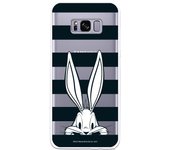 Funda original compatible con Samsung Galaxy S8 - Bugs Bunny Franjas Negras