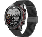 Reloj inteligente para hombre con modo fitness, pantalla táctil HD, Bluetooth, llamadas, resistente al agua, para exteriores