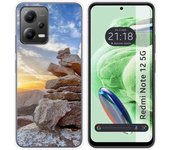 Funda Silicona para Xiaomi Redmi Note 12 5G diseño Sunset Dibujos