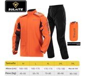 SULAITE Motorcycle Raincoat Men Split Capa De Chuva Motoqueiro Waterproof Motorbike Rain Coat Chubasquero Moto Clothing