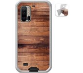 Tumundosmartphone Funda Gel Tpu para Ulefone Armor 7 diseño Madera 02 Dibujos