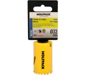 Wolfpack Corona Sierra Bimetal 32mm Templado Térmico Base Reforzada para Madera, Acero, Hierro y Plásticos