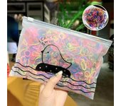 1000pcs/Pack Girls Colorful Small Disposable Rubber Bands Gum For Ponytail Hold Scrunchie Hair Bands Fashion Hair Accessories