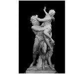 Nordic Simple Wall Art Black Ancient Greek Gods Sculpture David Statue Canvas Print Poster for Home Living Room Bedroom Decorati