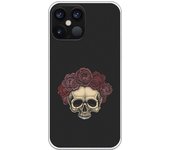 Funda compatible con iPhone 12 Pro Max - tatoo calavera mexicana dotwork