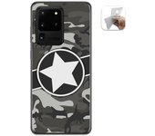 Tumundosmartphone Funda Gel Tpu para Samsung Galaxy S20 Ultra diseño Camuflaje 02 Dibujos