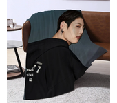 Kpop Singer Sofa Baby Blankets for Bed Fleece Blanket Furry Throw Throws Double Fluffy Soft Decorative Custom Blanket
